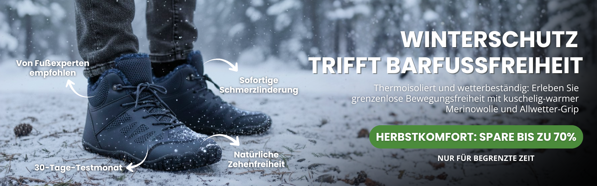 Winter Barfußschuh