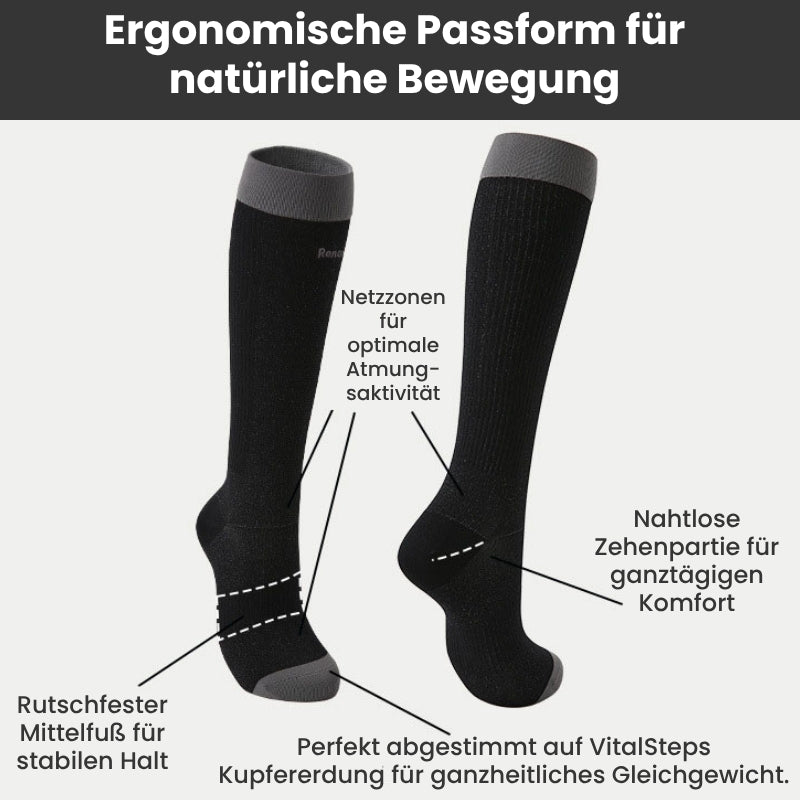 Kompressionsstrümpfe – Komfort den ganzen Tag (36-39)